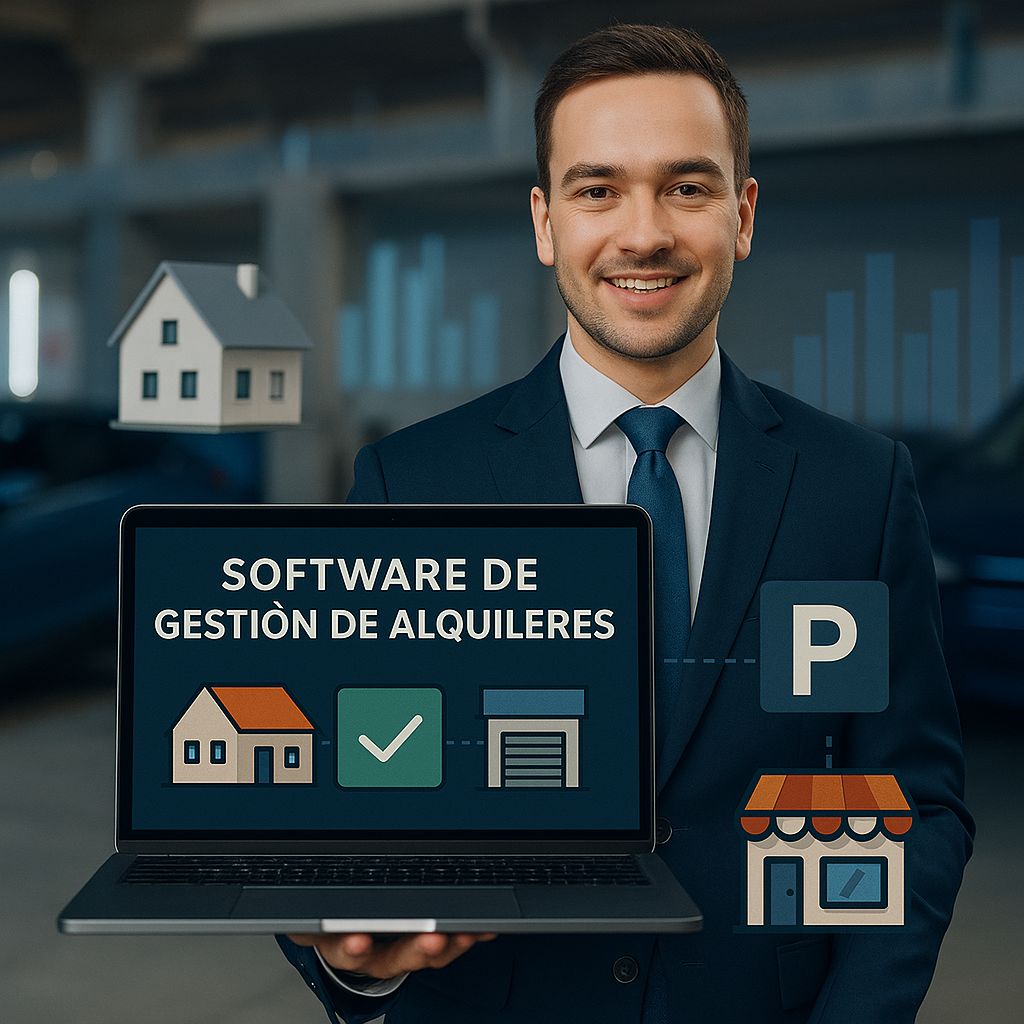 Pantalla principal del Programa de Gestión de Alquileres Futuro Inmuebles