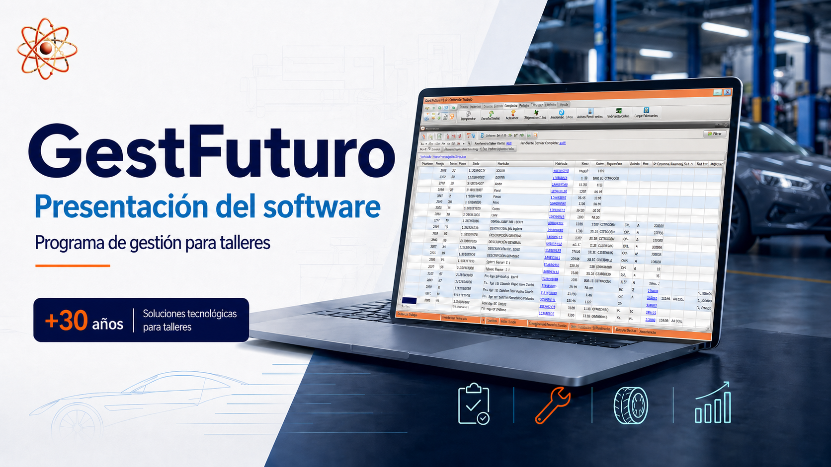 Demostración GestFuturo taller mecánico