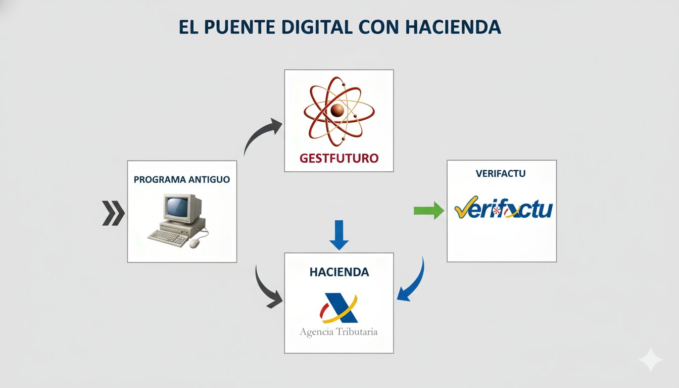 Pantalla principal del Programa de Gestión GestFuturo con VeriFactu