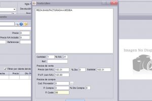 Introducir un artículo no registrado en un documento de compra o de venta